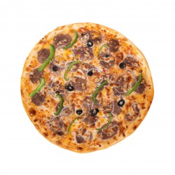 پیتزا سیر و استیک